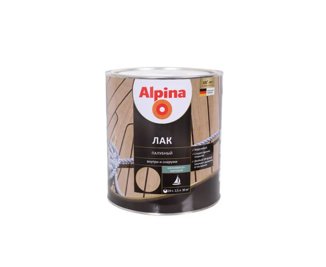 იახტის ლაქი AX BY AP Decklack ნახევრად გლუვი 0,75 LT — ლაქი